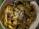 Tagliatelle al ragù di carciofi