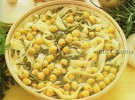 Fettuccine con ceci e peperoncini secchi