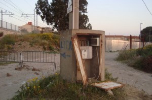 contatore enel abbandonato