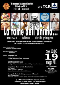 locandina la fame dell'anima