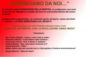 Cominciamo da Noi - Legalità, Antimafia