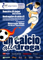 reggio calabria un Calcio alla Droga