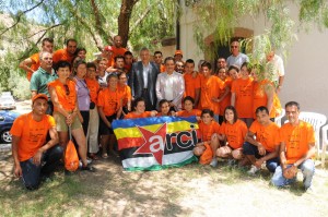 Talarico con i giovani dei campi antimafia Talarico con i giovani dei campi antimafia