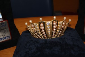 La coroncina di Miss Venere del Mediterraneo realizzata da Gerardo Sacco