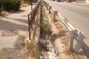 degrado strada lazzaro