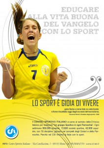 MANIFESTO UN GRUPPO SPORTIVO IN OGNI PARROCCHIA