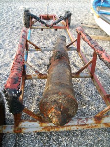 cannone ritrovato a melito