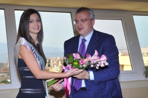 Il Presidente e Talarico e Miss Italia