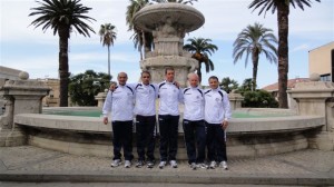 Running Palmi Maratona da sin Alvaro, Alongi, Fazzalari, Gullo, Melissari