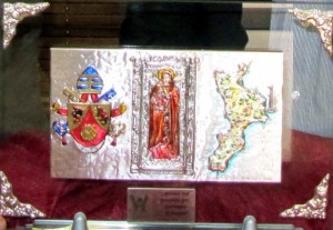 bassorilievo omaggio di CONFACIT al Santo Padre