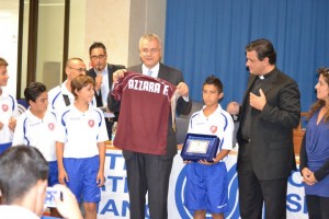 la reggina calcio campione nazionale danone premiata da talarico