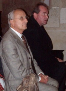 Da sin Ernest Windholz (sindaco di Bad Deutsch-Altenburg) e Mario Clemeno Da sin Ernest Windholz (sindaco di Bad Deutsch-Altenburg) e Mario Clemeno