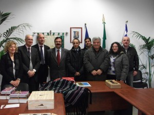 l'incontro nella sala del consiglio