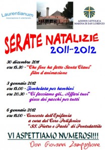 locandina serate natalizie