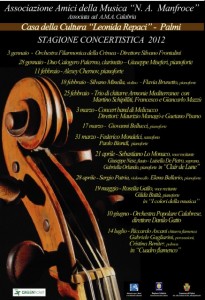 locandina stagione concertistica