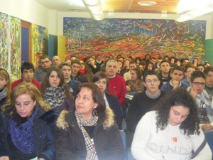 studenti e docenti presenti all'incontro