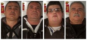 da sin. Cuzzola, Esposito, Laurendi, Pangallo