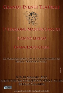 Locandina masterclass