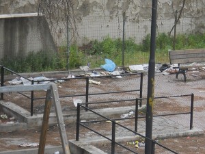 parchetto Via Siderno foto dall'alto parchetto Via Siderno foto dall'alto