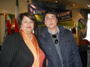 Guido Ferrari con l'On. Angela Napoli