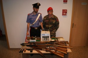 arsenale rinvenuto a platì