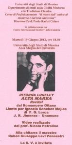 Alta Marea Un. Messina Alta Marea Un. Messina