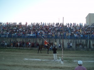 un momento della Giostra del Palio dell'anno scorso un momento della Giostra del Palio dell'anno scorso