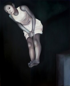 shawnette poe end of words, 2010, olio su tela, cm 140 x 165