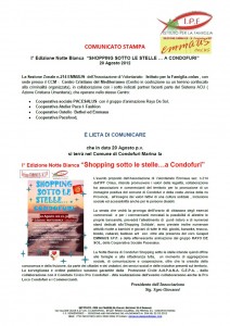 EMMAUS NOTTE BIANCA CONDOFuri