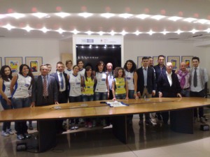 momento conclusivo della manifestazione di presentazione momento conclusivo della manifestazione di presentazione