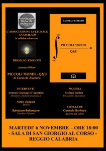 LOCANDINA Barbaro 6 novembre Anassilaos