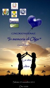 locandina in memoria olga