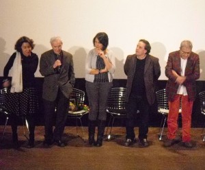 Da sinistra Costa, Bellour, Cervini, Magrelli, Manganaro