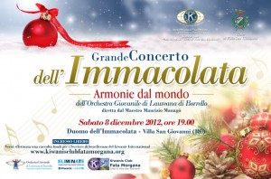 Grande concerto dell'immacolata - 8 dicembre Grande concerto dell'immacolata - 8 dicembre