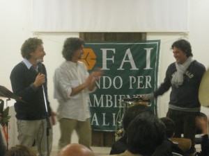 da sin. Francesco Tassone, Nino Racco, Massimo Cusato da sin. Francesco Tassone, Nino Racco, Massimo Cusato