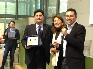 da sin. Ruggiero (Direttore C24), Lasorella (Presidente giuria), Colletti