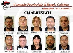 all inside 3 arrestati