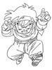 disegni da colorare dragonball 4