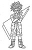disegni da colorare dragonball 23