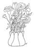 disegni da colorare fiori 7