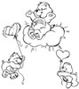 disegni da colorare orsetti del cuore 2