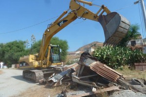 lavori di demolizione
