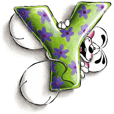 alfabeto diddl lettera : y