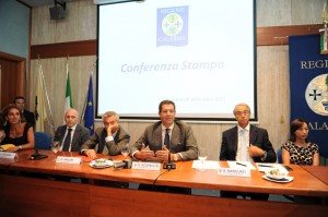 Presidente Scopelliti Conferenza Stampa 9.9.2011