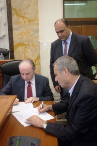 firma convenzione tra provincia e comune
