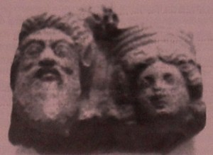 Sileno e Menade Dionisiaci in terracotta (dal Timpone della Motta)