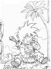 disegni da colorare dragonball 14