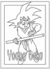 disegni da colorare dragonball 18