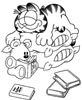 disegni da colorare garfield 1