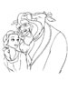disegni da colorare la bella e la bestia 1